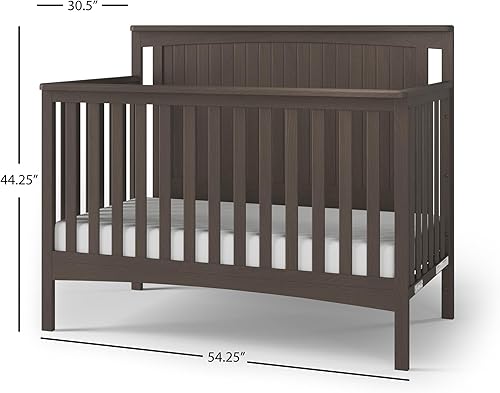 Child Craft Scout 3-Piece Nursery Set, Includes 4-in-1 Convertible Crib, Dresser with Changing Table Topper, and Cozy Glider (Dapper Gray) - Jamouz