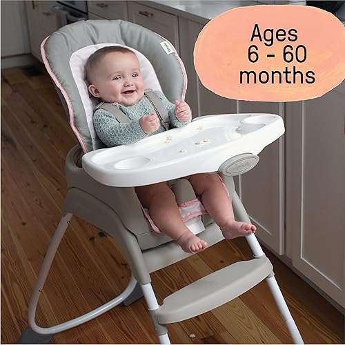 Ingenuity Full Course 6-in-1 High Chair - Baby to 5 Years Old, 6 Convertible Modes, 2 Dishwasher Safe Trays - Astro, 13108 - Jamouz