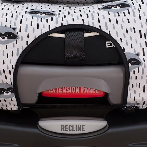 JYOKO Kids Cover Liner for car seat Compatible with Graco Extend2fit, 100% Cotton Made (Raccoon) - Jamouz