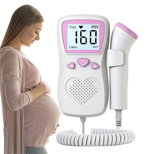 Fetal Doppler, FD-1 & Dopcord, D140, Intended to Detect Fetal Heartbeats - Jamouz