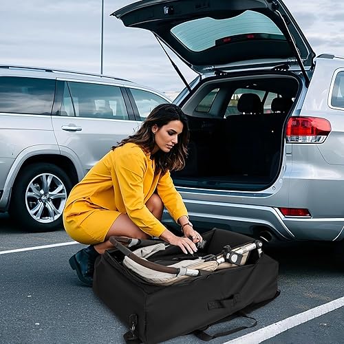 Stroller Bag For Rumbleseat And Bassinet VISTA/CRUZ V2 Stroller Travel Bag Heavy Duty Gate Check Stroller Bag With Delectable Shoulder Strap - Jamouz