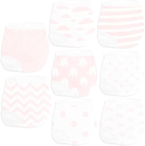 BaeBae Goods Potty Training Underwear for Girls 8 Piece, Absorbent Cotton Baby Toddler Training Pants 12M 2T 3T 4T 5T - Jamouz