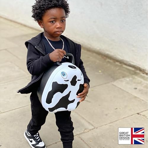 My Carry Potty - Cow Travel Potty, Award-Winning Portable Toddler Toilet Seat for Kids to Take Everywhere - Jamouz