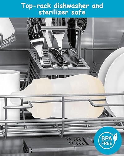 Sippy Cup Nipples for Mam Baby Bottles, Soft 100% Silicone Sippy Spout Nipples, Variable Flow, 6m+, 3 Count - Jamouz