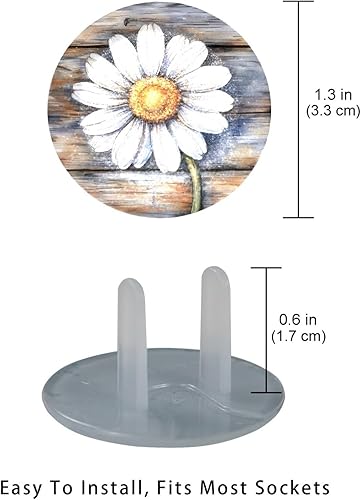 12 PCS Baby Child Proofing Outlet Covers, Electrical Safety Socket Protection Caps for 2-Prong Power Wall Plate Pure Black, czbhg-001 - Jamouz