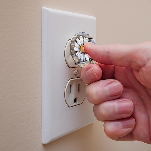 12 PCS Baby Child Proofing Outlet Covers, Electrical Safety Socket Protection Caps for 2-Prong Power Wall Plate Pure Black, czbhg-001 - Jamouz