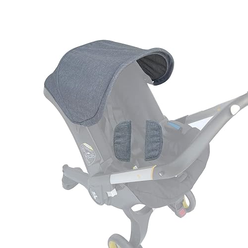 Stroller Replacement Accessories Canopy, Protection Shield, Textile Sun Shade Compatible with Doona Car Seat & Stroller (Green) - Jamouz