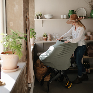 mushie multi use cover baby seat cover