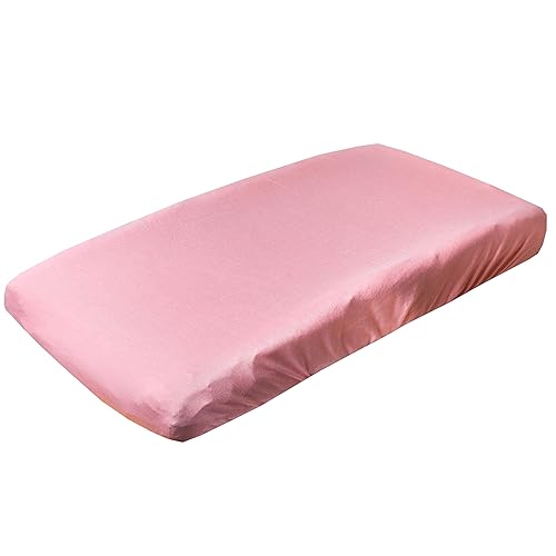 Copper Pearl Premium Knit Changing Pad Cover Soft, Stylish, and Universal Fit for All Standard Diaper Changing Pads, Trendy Design Changing Pad Covers, Briar - Jamouz