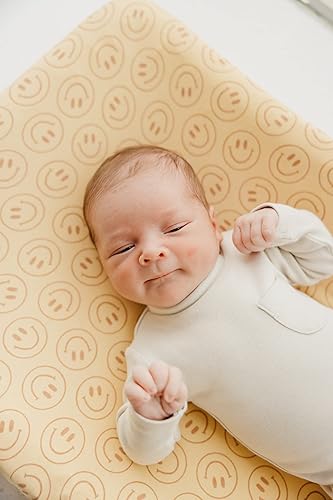 Copper Pearl Premium Knit Changing Pad Cover Soft, Stylish, and Universal Fit for All Standard Diaper Changing Pads, Trendy Design Changing Pad Covers, Briar - Jamouz