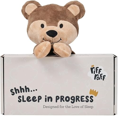 Riff Raff Bunny Sleep-Soother Unique Lullaby, Heartbeat & White Noise Plush, Washable, Portable, Perfect Sleep Aid - Jamouz