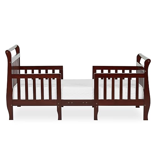 Emma 3-In-1 Convertible Toddler Bed In Fuschia Pink, Converts To Two Chairs And-Table, Low To Floor Design, JPMA Certified, Non-Toxic Finishes, Safety Rails - Jamouz