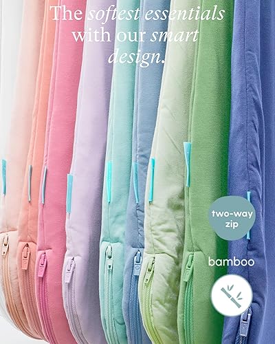 Supersoft Sleep Sack 0.5 TOG, Premium Bamboo Viscose Sleeping Bag Thin Baby Wearable Blanket 2-Way Zipper Sleep Sack - Jamouz