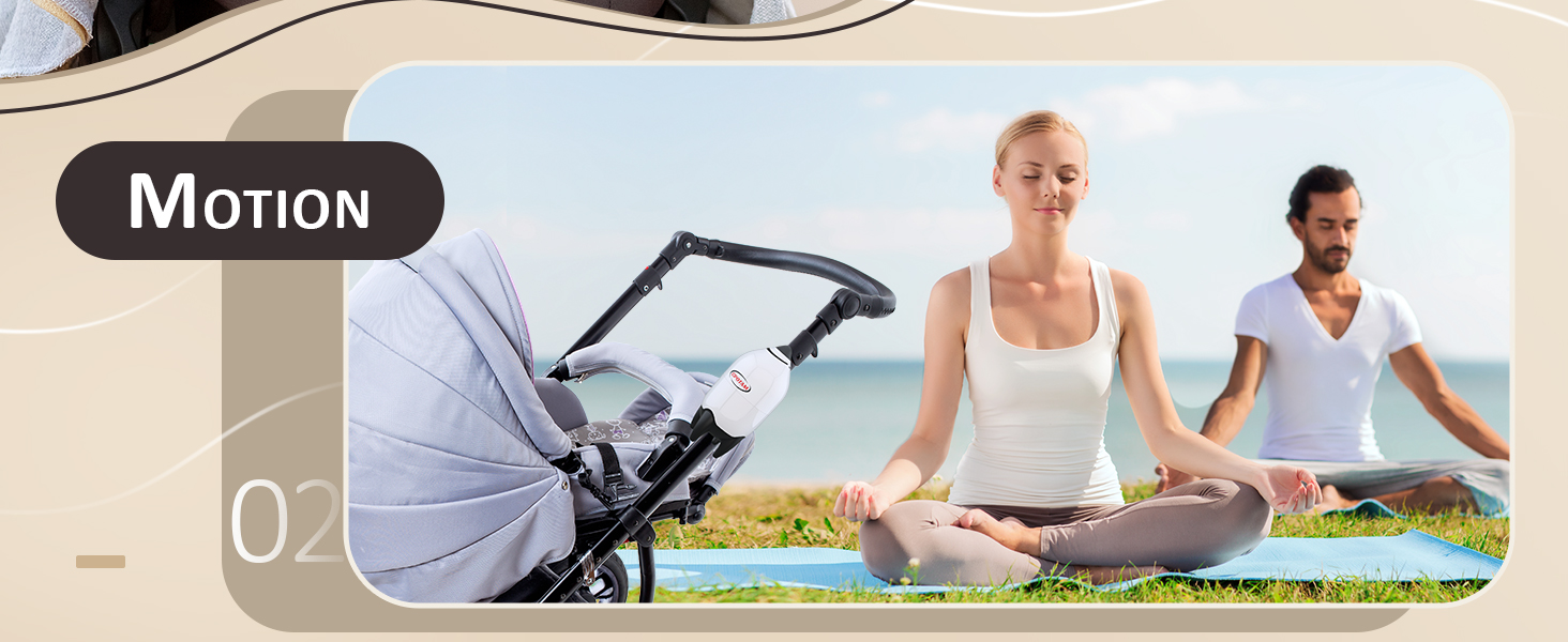 Vibrating Baby Stroller Rocker