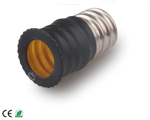 E-Simpo 10pcs E12 to E12 Candelabra Lamp Socket Adapter Extender,America Standard LED Chandelier Lamp Socket E12 to E12 Adapter (10pcs E12 to E12 Extender) - Jamouz