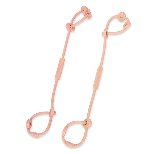 Toy Safety Straps, Socub Silicone Adjustable Baby Pacifier Teether Straps, 4pcs Toddler Toy Bottle Harness Straps for Strollers, High Chair, Cribs, Bags, BPA Free, Multi Colors - Jamouz