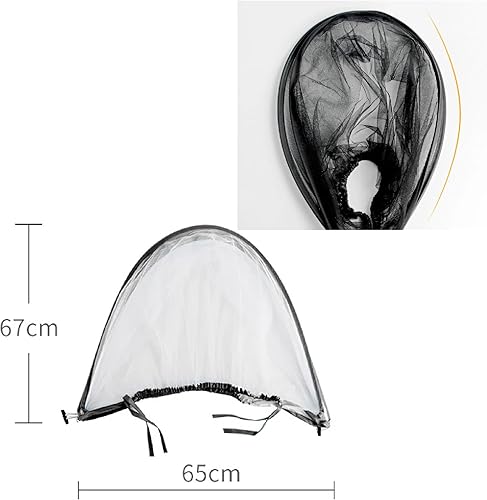 Mosquito Net Universal Stroller Netting - Mosquito Netting for Strollers - Durable Stroller Netting - Double Zipper Design Netting - Jamouz