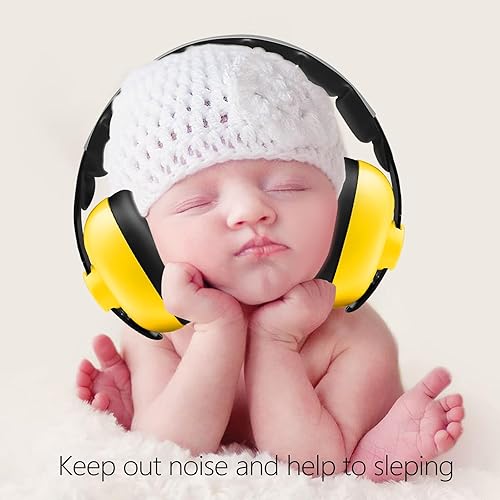 Baby Ear Protection Noise Cancelling Headphones for Babies for 3 Months to 3 Years (Blue) - Jamouz