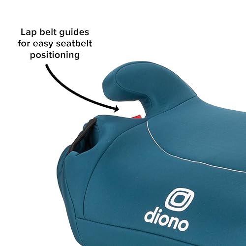 Diono Solana, No Latch, Pack of 2 Backless Booster Car Seats, Lightweight, Machine Washable Covers, Cup Holders, Black - Jamouz