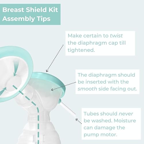 Zomee Flex Breast Nipple Shield Latch Assistance Inverted or Flat- Comfortable & Soft for Easy Pumping Use for Z1 Z2 Breast Pump (Multiple 2 Pack Sizes) (19mm) - Jamouz