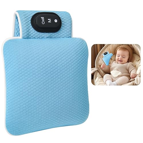 Balnore Baby Crib Vibrating Soother with 3 Adjustable Modes & 4 Level Timer,Providing Gentle Vibration for Newborns,Perfect for Cribs/Strollers/Travel,Made of Durable Materials,Easy to Clean - Jamouz