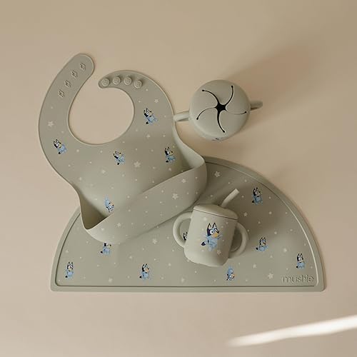 mushie 100% Silicone Training Cup & Straw for Toddlers | 6 Months+ (Soft Lilac) - Jamouz