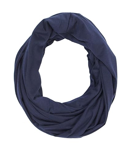 LK Baby 2pk Infinity Nursing Scarf Breastfeeding Cover Ultra Soft (Grey/Navy) - Jamouz