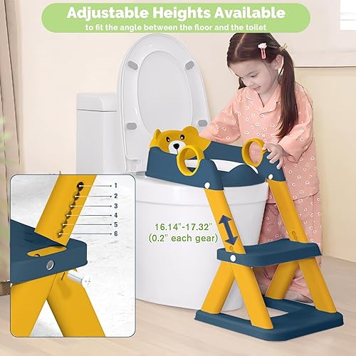 Training Toilet Ladder, Multi-Use, Convenient and Suitable for Most Situations，Girls, Boys - Jamouz