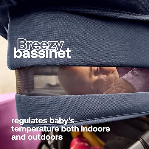 Bugaboo Donkey 5 Mono Complete - Single Stroller Converts to Side-by-Side Double Stroller, Multiple Seat Positions - Alu/Midnight Black-Midnight Black - Jamouz