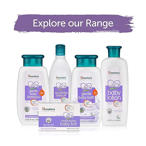 Himalaya Moisturizing Baby Bar, Mild and Moisturizing Bar Soap for Baby, 4.41 oz, 3 Pack - Jamouz