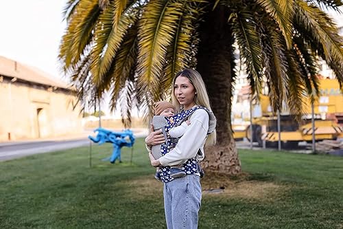 Beco Baby Carrier Gemini Newborn to Toddler-Front, Back and Hip Seat Carrier,Baby Carrier Backpack & Baby Front Carrier with Adjustable Seat,Ergonomic Baby Holder 7-35lbs (Grey) - Jamouz