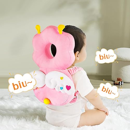 Baby Head Protector Backpack: Alarm Function,Adjustable and Ultra-Light(Bee) - Jamouz