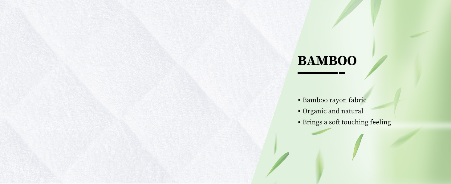 Bamboo Viscose Crib Mattress Protector, Waterproof Quilted Crib Mattress Pads