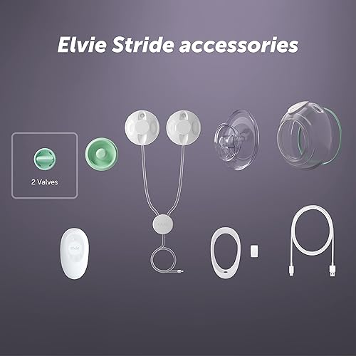 Elvie Stride Breast Pump Valves | 3 Pack | Leak Proof, Dishwasher Safe, Food Grade Silicone BPA Free | Breast Pumps and Breast Feeding Essentials - Jamouz