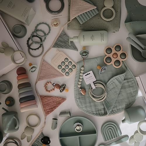 mushie Silicone Suction Plate | BPA-Free Non-Slip Design (Ivory) - Jamouz