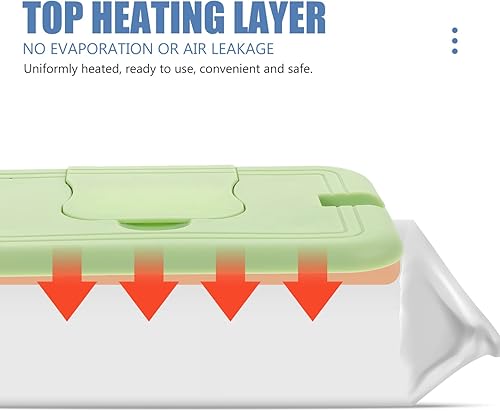 Newborn Diapers Diaper Wipe Warmers, Baby Warmer, Portable Wet Tissue Heater for Home Baby Wipes(Green) - Jamouz