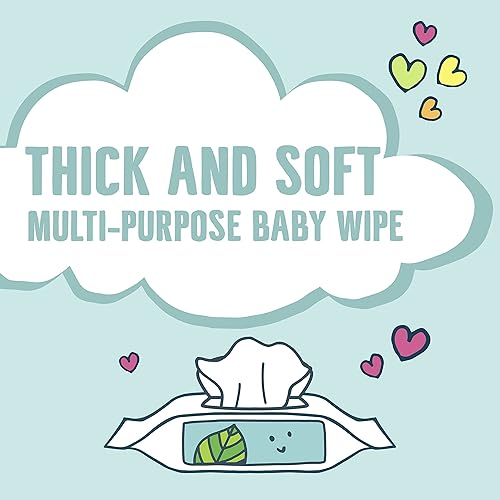 Seventh Generation Baby Wipes Sensitive Protection with Snap Seal Diaper Wipes 768 Count - Jamouz