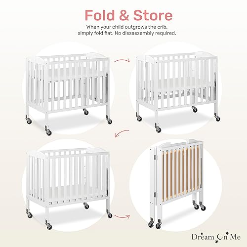 3-in-1 Folding Portable Crib, Natural, Large - Jamouz