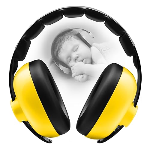 Baby Ear Protection Noise Cancelling Headphones for Babies for 3 Months to 3 Years (Blue) - Jamouz