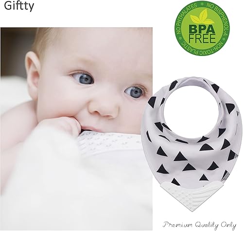 Giftty Baby Teething Bibs Set - Jamouz