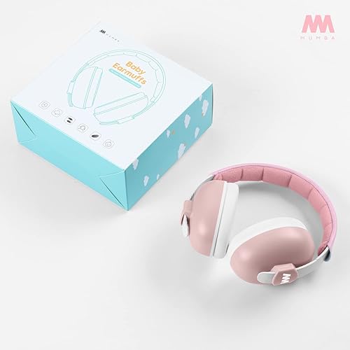 Mumba Baby Ear Protection Noise Cancelling Headphones for Babies and Toddlers Baby Earmuffs - Ages 3-24+ Months - Jamouz
