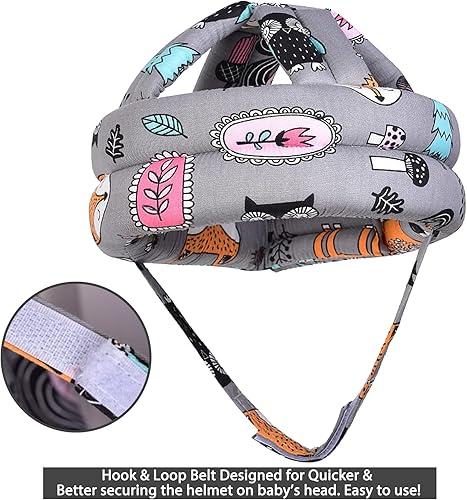 Baby Helmet for Crawling Walking Soft Cushion No Bumps - Jamouz