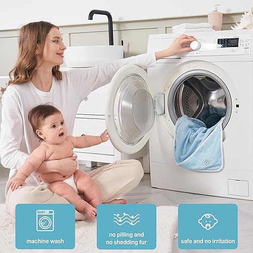 Viviland Baby Towels and Washcloths, Soft Absorbent Pink Baby Bath Towel Set, Elephant Hooded Towels with 5 Infant Face Washcloths (6 Pieces) - Jamouz