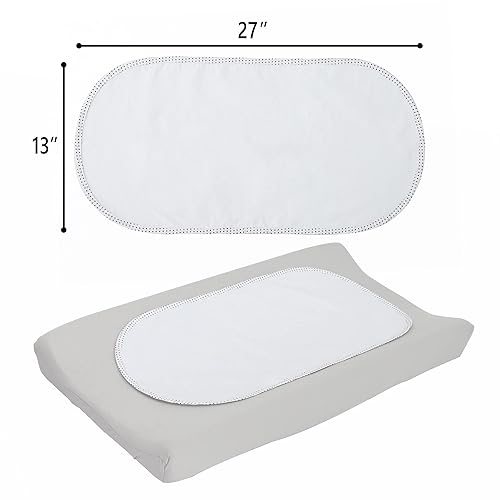 TILLYOU Changing Pad Cover Set 2 Pack and Changing Pad Liners 6 Pack - Jamouz