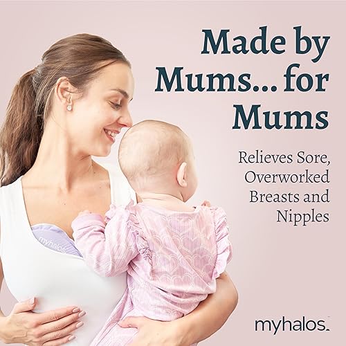 Breast Therapy Pack -2 Hot Cold Breast Therapy Packs & 4 Hydrogel Nipple Pads for Breastfeeding - Breast Heating Pad Breastfeeding Relief - Breast Ice Packs for Engorgement & Nipple Gel Soothing Pads - Jamouz