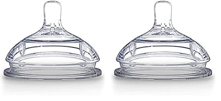 Comotomo Silicone Replacement Nipple, Fast Flow, 6+ Months, 2 Count - Jamouz