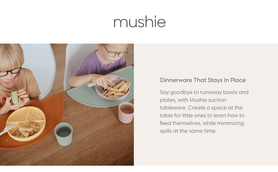 Mushie | Silicone Dinnerware that stays in place