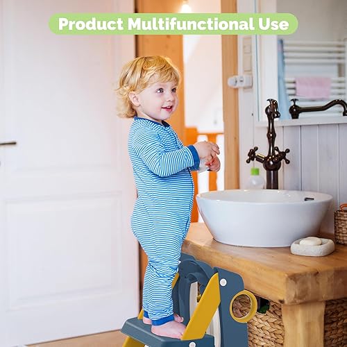 Training Toilet Ladder, Multi-Use, Convenient and Suitable for Most Situations，Girls, Boys - Jamouz