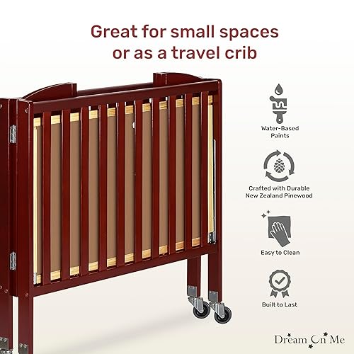3-in-1 Folding Portable Crib, Natural, Large - Jamouz