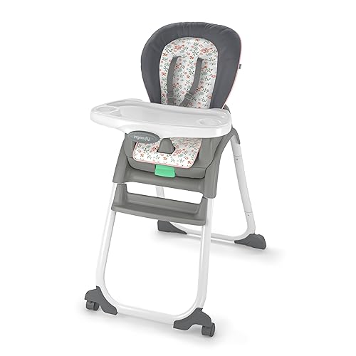 Ingenuity Full Course 6-in-1 High Chair - Baby to 5 Years Old, 6 Convertible Modes, 2 Dishwasher Safe Trays - Astro, 13108 - Jamouz
